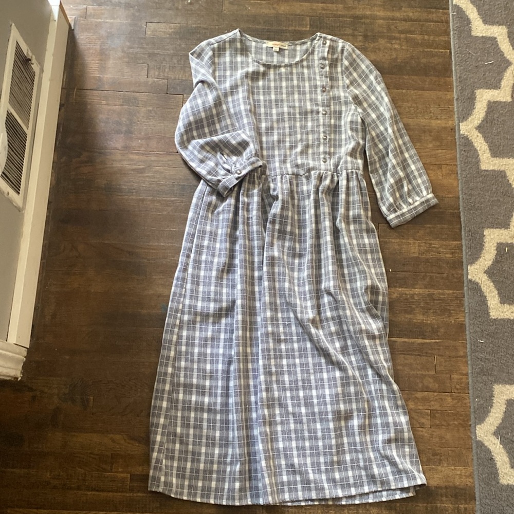 MIDI Vintage Everyday Homemaker Gingham Dress